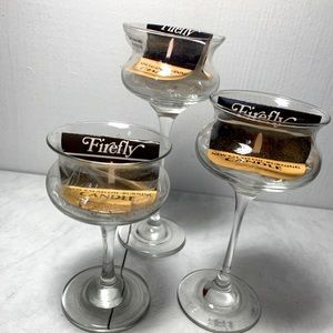 firefly 3 piece floating salad oil burning candles